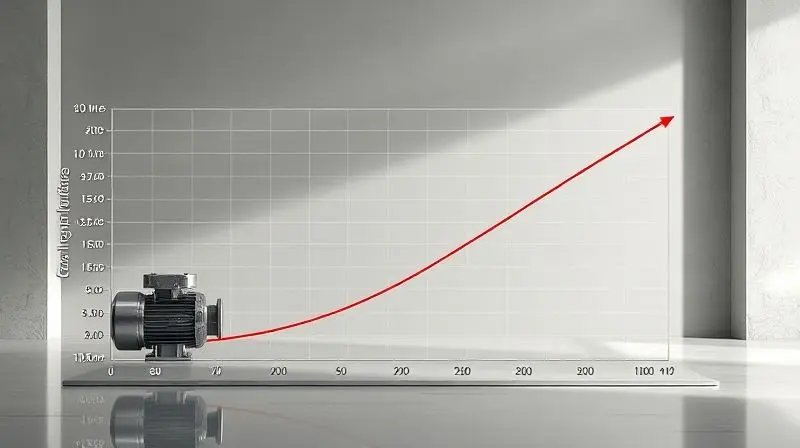 Gráfico ou tabela visualizando o desempenho hidráulico de um pressurizador de água.