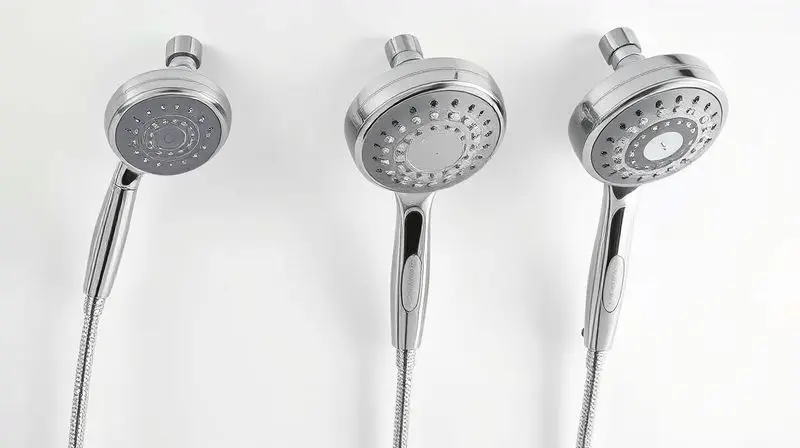 Comparativo visual de diferentes tipos e modelos de chuveiros elétricos, destacando suas características e design.