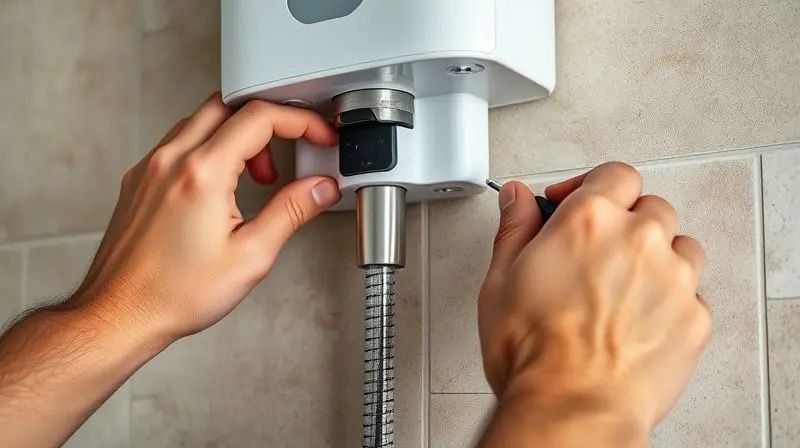 Guia visual mostrando as ferramentas e o processo de como instalar o chuveiro Lorenzetti Acqua Ultra na parede do banheiro de forma segura.