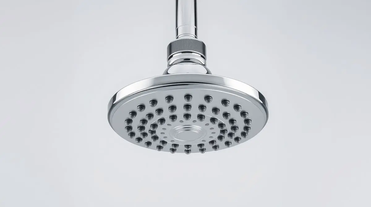 Ducha Lorenzetti Jet Control em uma foto de estúdio profissional, com design moderno e cromado, destacando o controle de jato.